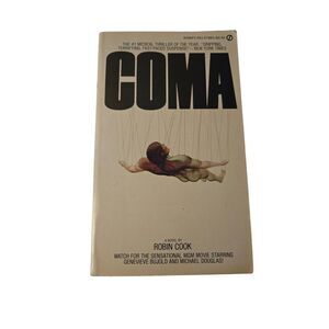Coma by Robert Cook - signet books - 0451078810250